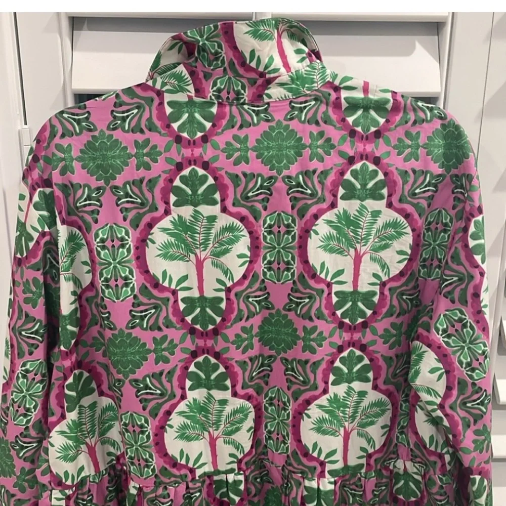 Maeve by Anthropologie “The Bettina” Tiered Shirt Dress - Picture 6 of 9